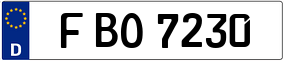 Truck License Plate